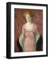 Anna Rode, 1913-Erik Theodor Werenskiold-Framed Giclee Print