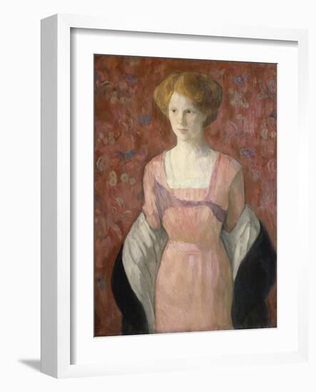 Anna Rode, 1913-Erik Theodor Werenskiold-Framed Giclee Print