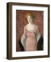 Anna Rode, 1913-Erik Theodor Werenskiold-Framed Giclee Print