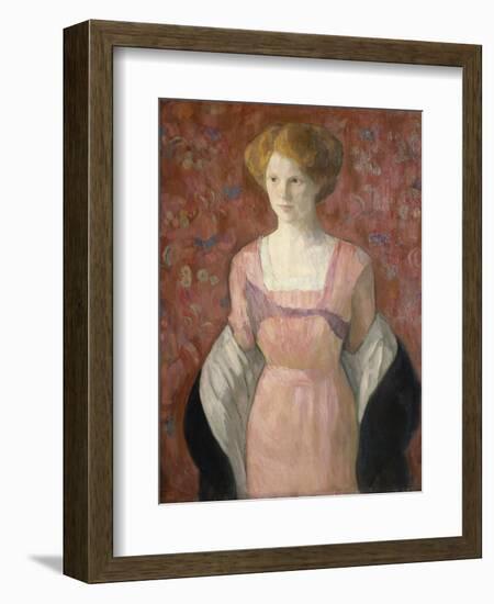 Anna Rode, 1913-Erik Theodor Werenskiold-Framed Giclee Print