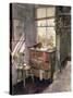 Anna's Bedroom-John Lidzey-Stretched Canvas