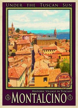 Montalcino Tuscany 1 by Anna Siena