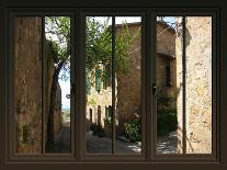 View from the Window at Sun Gimignano, Tuscany-Anna Siena-Framed Giclee Print