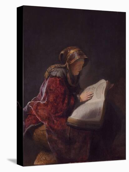 Anna the Prophetess, 1631-Rembrandt van Rijn-Stretched Canvas