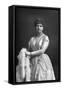 Anna Williams, Singer, 1890-W&d Downey-Framed Stretched Canvas