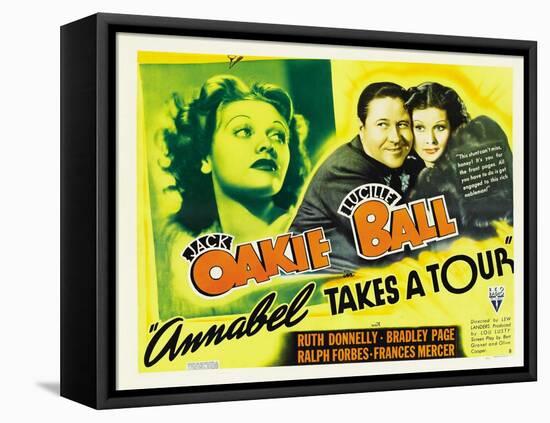 Annabel Takes a Tour, Lucille Ball, Jack Oakie, 1938-null-Framed Stretched Canvas