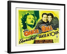 Annabel Takes a Tour, Lucille Ball, Jack Oakie, 1938-null-Framed Photo