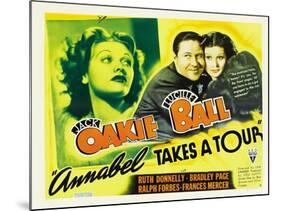 Annabel Takes a Tour, Lucille Ball, Jack Oakie, 1938-null-Mounted Photo