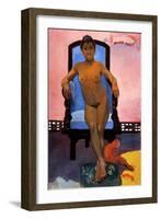 Annah the Javanese, 1893-Paul Gauguin-Framed Giclee Print