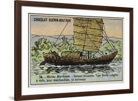 Annamese Sampan-null-Framed Giclee Print