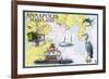 Annapolis, Maryland - Nautical Chart-Lantern Press-Framed Premium Giclee Print