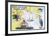 Annapolis, Maryland - Nautical Chart-Lantern Press-Framed Premium Giclee Print