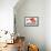 Annapolis, Maryland - Red and Black - State Outline and Heart-Lantern Press-Framed Stretched Canvas displayed on a wall