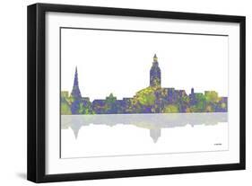 Annapolis Maryland Skyline 1-Marlene Watson-Framed Giclee Print