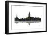 Annapolis Maryland Skyline BW 1-Marlene Watson-Framed Giclee Print