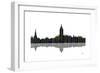 Annapolis Maryland Skyline BW 1-Marlene Watson-Framed Giclee Print