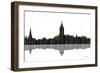 Annapolis Maryland Skyline BW 1-Marlene Watson-Framed Giclee Print