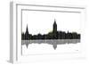 Annapolis Maryland Skyline BW 1-Marlene Watson-Framed Giclee Print