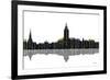 Annapolis Maryland Skyline BW 1-Marlene Watson-Framed Giclee Print