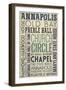 Annapolis, Maryland-Lantern Press-Framed Art Print