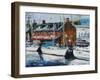 Annapolis Wharf-Curt Crain-Framed Art Print