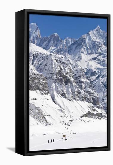 Annapurna Base Camp, Annapurna Himal, Nepal, Himalayas, Asia-Ben Pipe-Framed Stretched Canvas