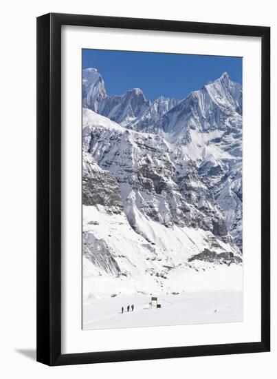 Annapurna Base Camp, Annapurna Himal, Nepal, Himalayas, Asia-Ben Pipe-Framed Premium Photographic Print