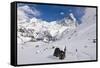 Annapurna Base Camp, Annapurna Himal, Nepal, Himalayas, Asia-Ben Pipe-Framed Stretched Canvas