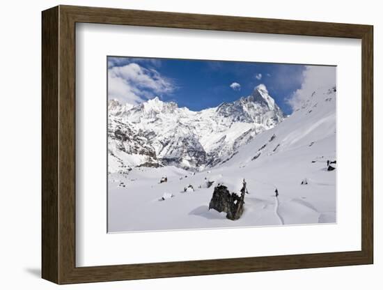 Annapurna Base Camp, Annapurna Himal, Nepal, Himalayas, Asia-Ben Pipe-Framed Photographic Print