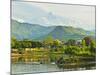 Annapurna Himal, Machapuchare and Phewa Tal Seen from Pokhara, Gandaki Zone, Western Region, Nepal-Jochen Schlenker-Mounted Photographic Print