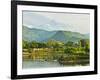 Annapurna Himal, Machapuchare and Phewa Tal Seen from Pokhara, Gandaki Zone, Western Region, Nepal-Jochen Schlenker-Framed Photographic Print