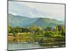 Annapurna Himal, Machapuchare and Phewa Tal Seen from Pokhara, Gandaki Zone, Western Region, Nepal-Jochen Schlenker-Mounted Photographic Print