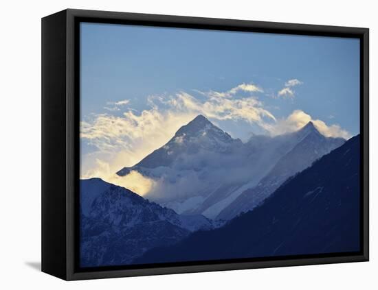 Annapurna Himal Seen from Titi, Annapurna Conservation Area, Dhawalagiri (Dhaulagiri), Nepal-Jochen Schlenker-Framed Stretched Canvas