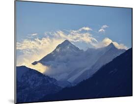 Annapurna Himal Seen from Titi, Annapurna Conservation Area, Dhawalagiri (Dhaulagiri), Nepal-Jochen Schlenker-Mounted Photographic Print