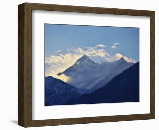 Annapurna Himal Seen from Titi, Annapurna Conservation Area, Dhawalagiri (Dhaulagiri), Nepal-Jochen Schlenker-Framed Photographic Print