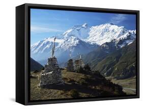 Annapurna Himalayan Range, Marsyangdi River Valley, Gandaki, Western Region (Pashchimanchal), Nepal-Jochen Schlenker-Framed Stretched Canvas