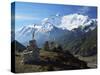 Annapurna Himalayan Range, Marsyangdi River Valley, Gandaki, Western Region (Pashchimanchal), Nepal-Jochen Schlenker-Stretched Canvas