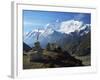 Annapurna Himalayan Range, Marsyangdi River Valley, Gandaki, Western Region (Pashchimanchal), Nepal-Jochen Schlenker-Framed Photographic Print