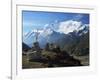 Annapurna Himalayan Range, Marsyangdi River Valley, Gandaki, Western Region (Pashchimanchal), Nepal-Jochen Schlenker-Framed Photographic Print