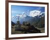 Annapurna Himalayan Range, Marsyangdi River Valley, Gandaki, Western Region (Pashchimanchal), Nepal-Jochen Schlenker-Framed Photographic Print