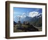 Annapurna Himalayan Range, Marsyangdi River Valley, Gandaki, Western Region (Pashchimanchal), Nepal-Jochen Schlenker-Framed Photographic Print