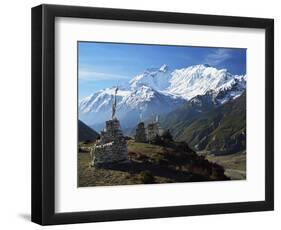 Annapurna Himalayan Range, Marsyangdi River Valley, Gandaki, Western Region (Pashchimanchal), Nepal-Jochen Schlenker-Framed Photographic Print