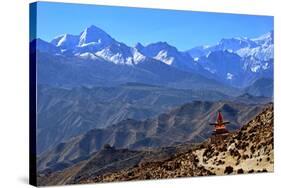 Annapurna landscape, Mustang, Nepal, Himalayas, Asia-null-Stretched Canvas