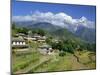 Annapurna South 7219M, Gandruk Village, Annapurnas, Nepal-Gavin Hellier-Mounted Photographic Print