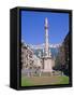 Annasaule Monument in the Centre of Innsbruck, Tirol, Austria-Gavin Hellier-Framed Stretched Canvas