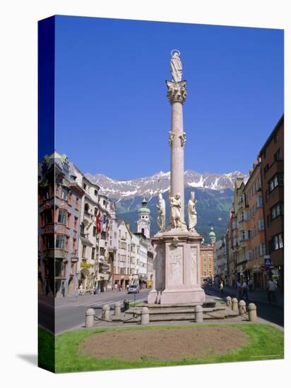 Annasaule Monument in the Centre of Innsbruck, Tirol, Austria-Gavin Hellier-Stretched Canvas