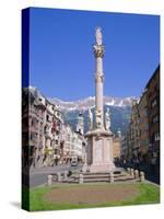 Annasaule Monument in the Centre of Innsbruck, Tirol, Austria-Gavin Hellier-Stretched Canvas