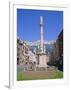 Annasaule Monument in the Centre of Innsbruck, Tirol, Austria-Gavin Hellier-Framed Photographic Print