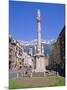 Annasaule Monument in the Centre of Innsbruck, Tirol, Austria-Gavin Hellier-Mounted Photographic Print