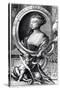 Anne Boleyn, Engraved by Jacobus Houbraken, 1738-Hans Holbein the Younger-Stretched Canvas